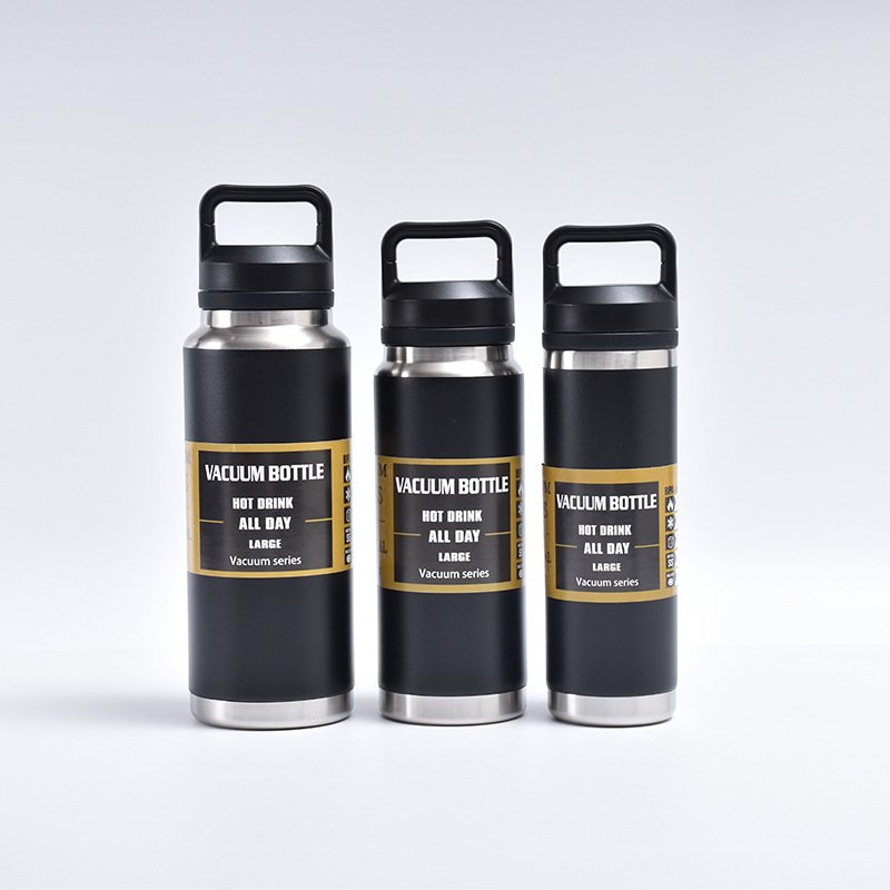 High Quality Vacuum Flask 304 Stainless Steel Large Capacity Bottle with Durable Bottle with Lid