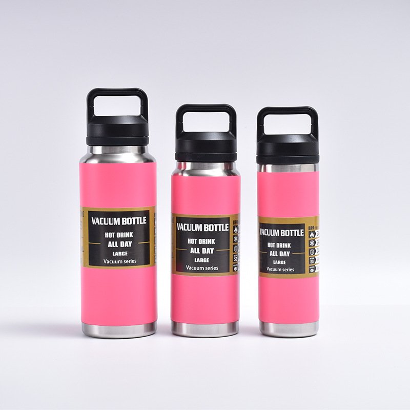 High Quality Vacuum Flask 304 Stainless Steel Large Capacity Bottle with Durable Bottle with Lid