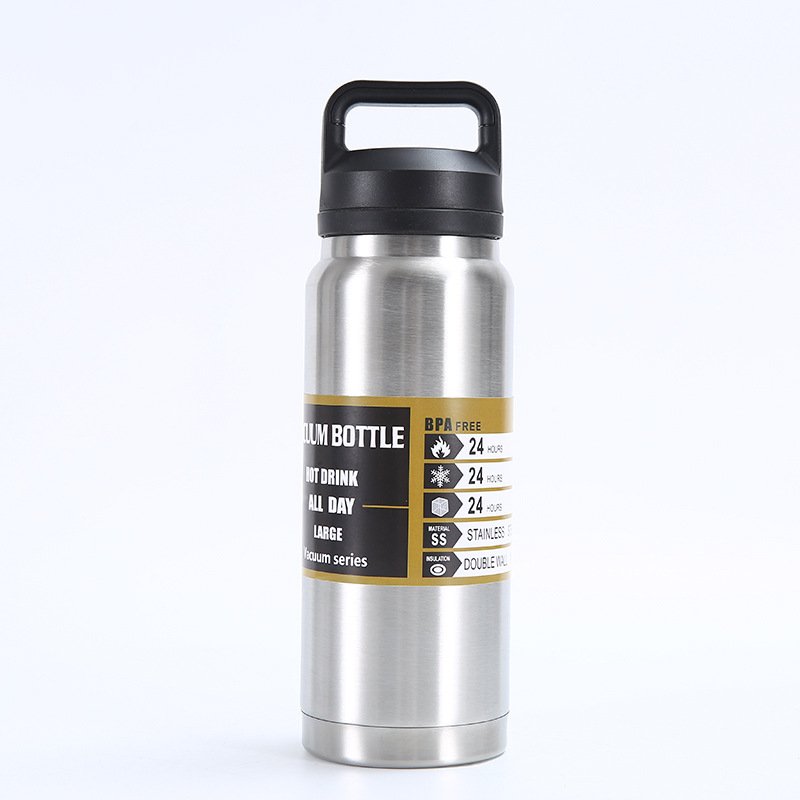High Quality Vacuum Flask 304 Stainless Steel Large Capacity Bottle with Durable Bottle with Lid