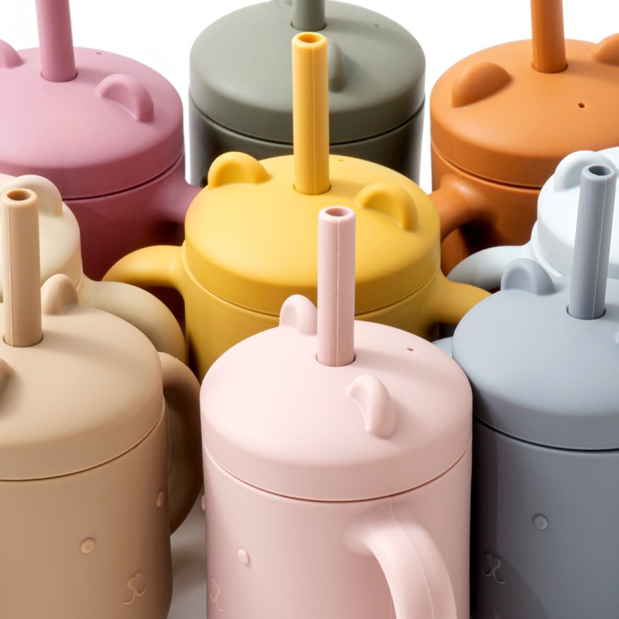 Wholesale Customized Baby Silicone Drinking Cup Portable Children Infant Water Cup for Baby