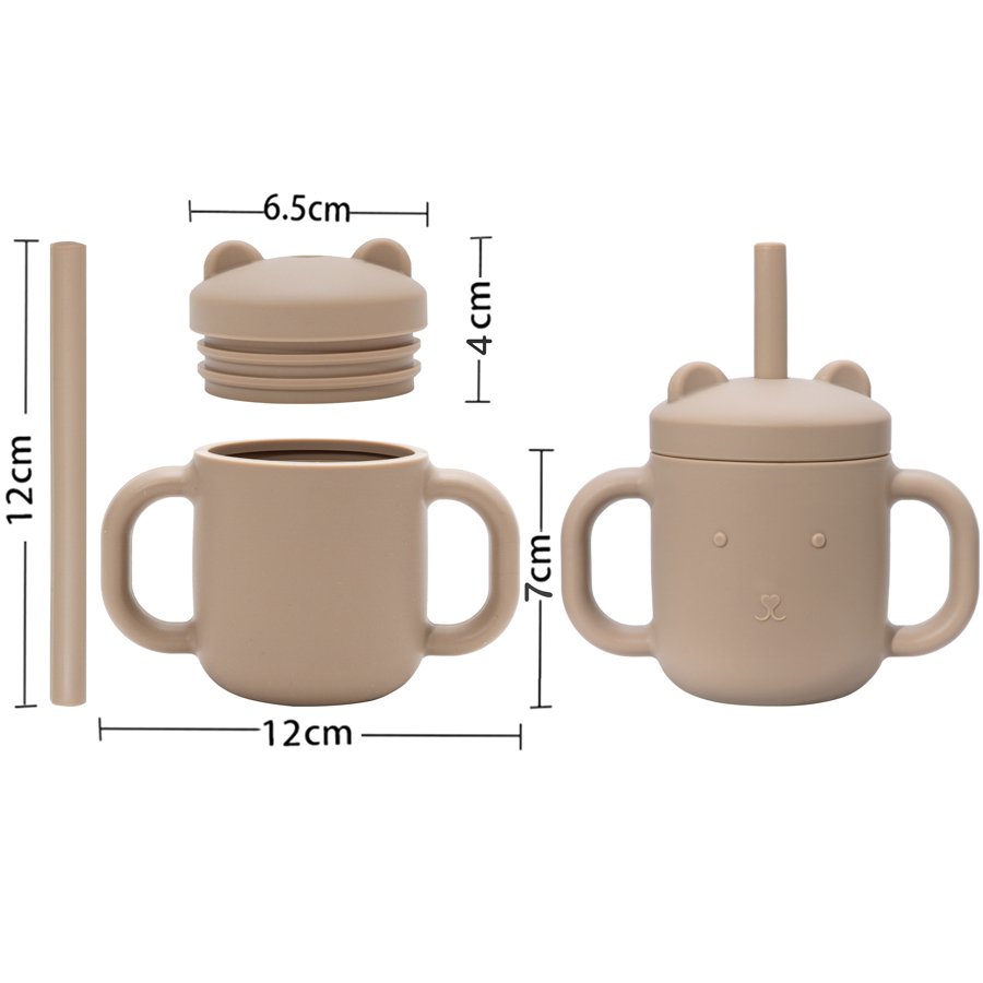 Wholesale Customized Baby Silicone Drinking Cup Portable Children Infant Water Cup for Baby