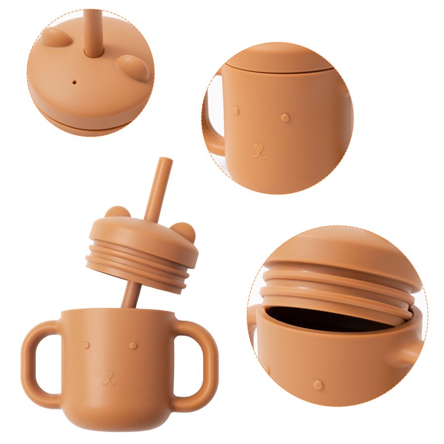 Wholesale Customized Baby Silicone Drinking Cup Portable Children Infant Water Cup for Baby