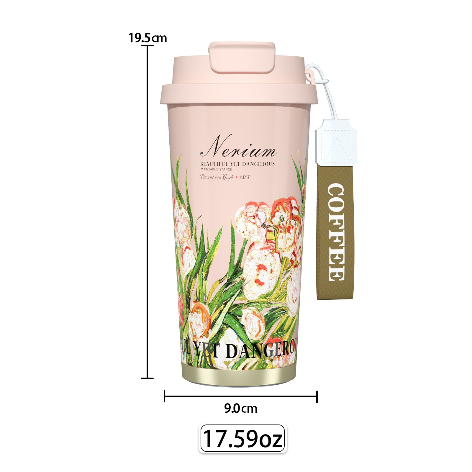 DIY Tumblers Wholesale Bulk Coffee Mug Thermal Cup Custom Mug Vacuum Flask Water Office Coffee for Hot/ice 510 Ml/17 Oz Unisex