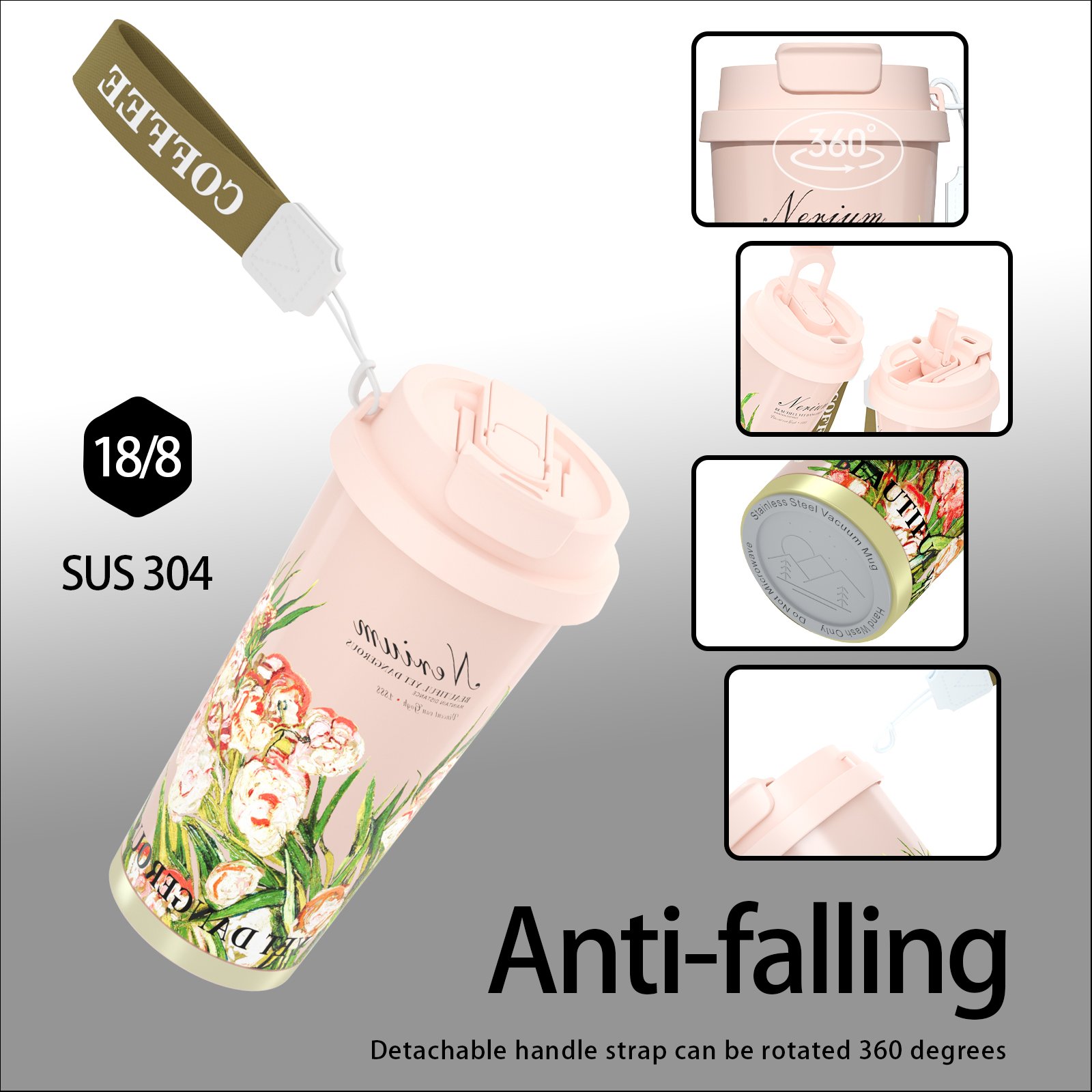 DIY Tumblers Wholesale Bulk Coffee Mug Thermal Cup Custom Mug Vacuum Flask Water Office Coffee for Hot/ice 510 Ml/17 Oz Unisex