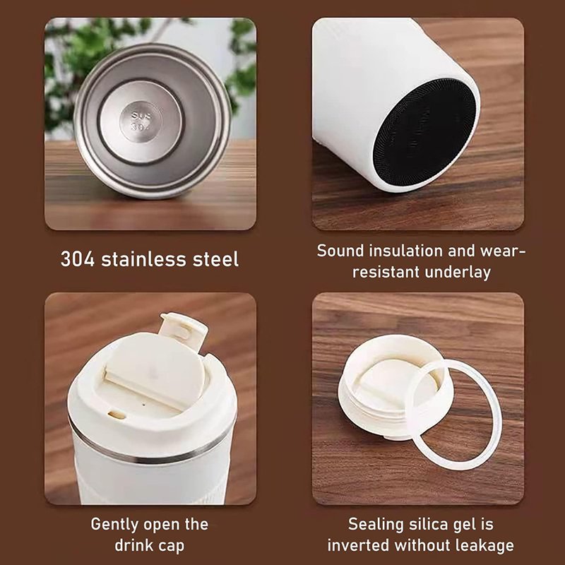 500ML Double Walled Vacuum Insulated Stainless Steel Tumbler Cup Stainless Steel Travel 510ml Coffee Mug With Logo Termos