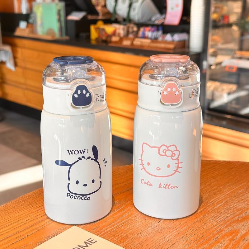 316 Stainless Steel Smart Cup Cute Portable Cartoon Children's Water Bottle Small Kettles Insulated Vacuum Flask