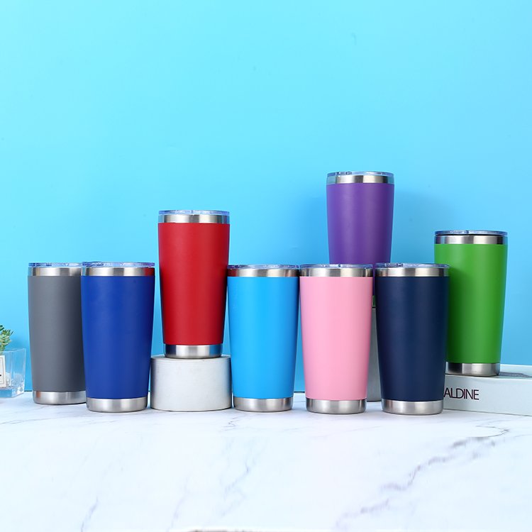 20oz Thermos Water Bottle Stainless Steel Vacuum Flask Tumblers Bpa-free Sport Bottles Gym Hiking Thermal Vase Wholesale in Bulk