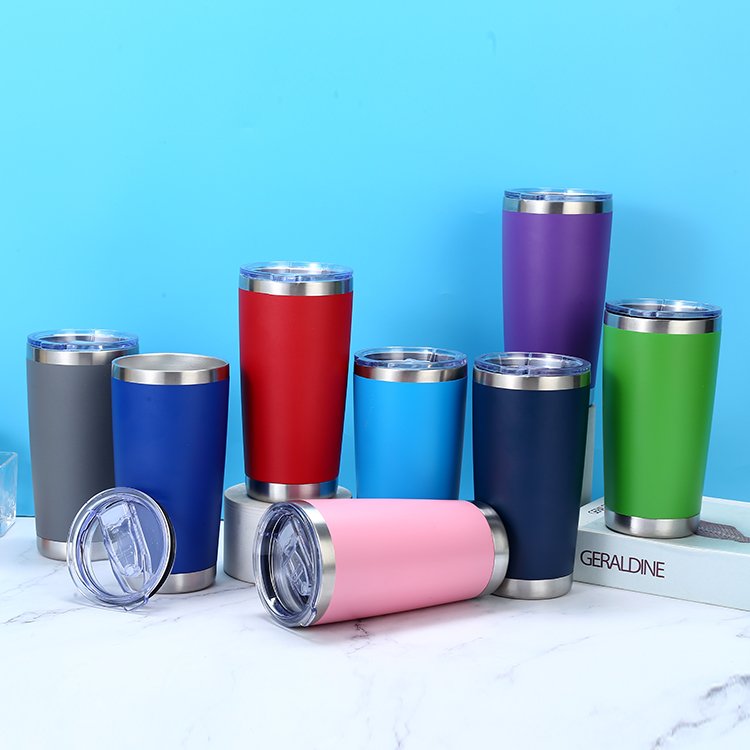 20oz Thermos Water Bottle Stainless Steel Vacuum Flask Tumblers Bpa-free Sport Bottles Gym Hiking Thermal Vase Wholesale in Bulk