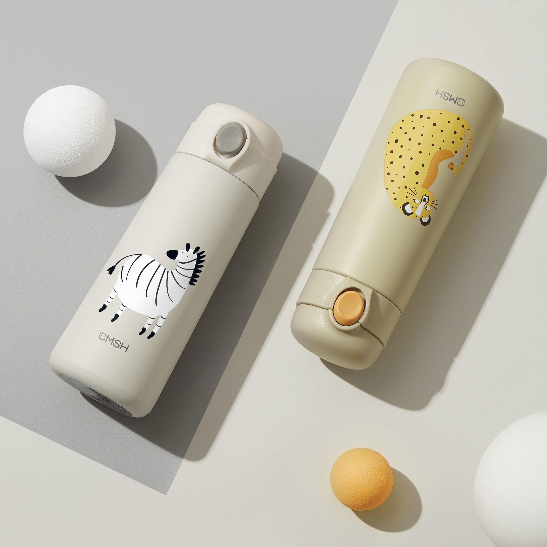 stainless steel bottle 530ML Hot And Cold Portable 304 SUS Double Wall School Kid Cute Insulated Flask Stainless Drink Bbottle