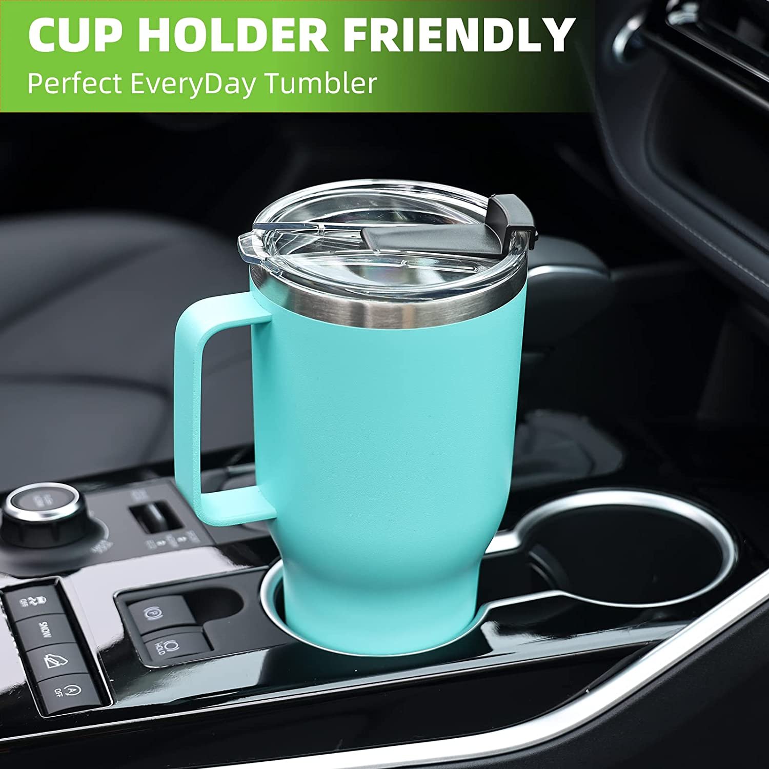 Adventure Double Wall 304 Stainless Steel Vacuum Flask Water Bottle 40oz Tumbler with lid and straw