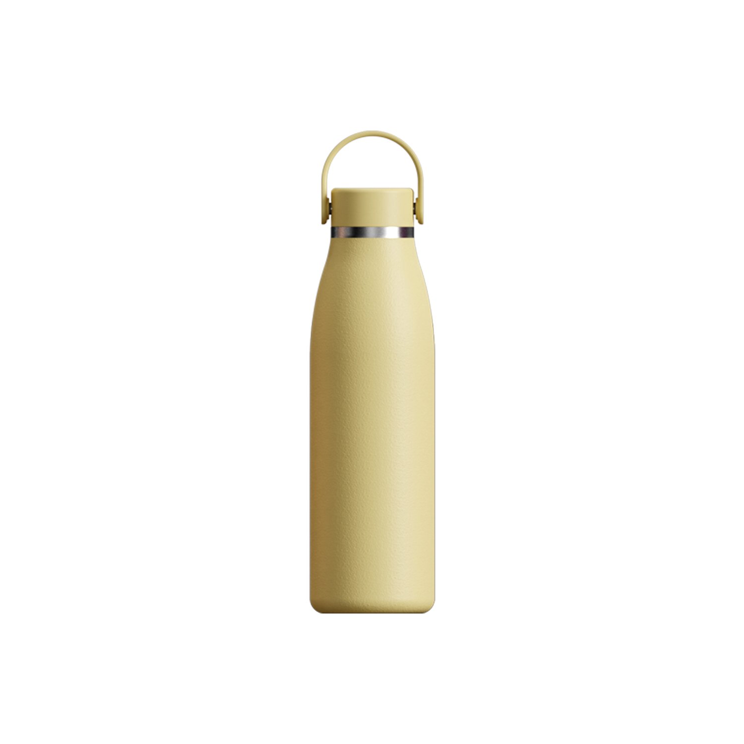 Custom matte soft touch double wall insulated drink bottle 500ml vacuum flask stainless steel cup thermal water bottles