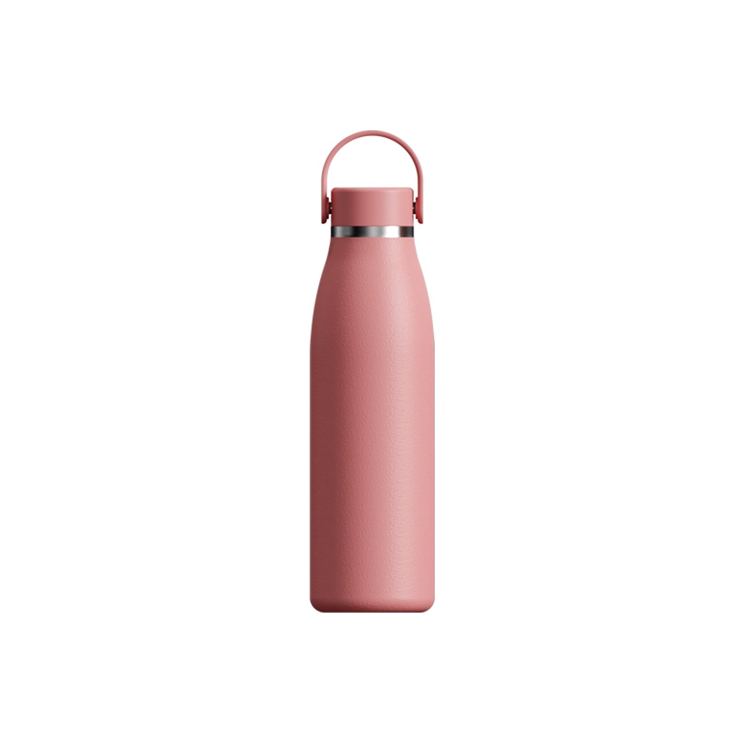 Custom matte soft touch double wall insulated drink bottle 500ml vacuum flask stainless steel cup thermal water bottles