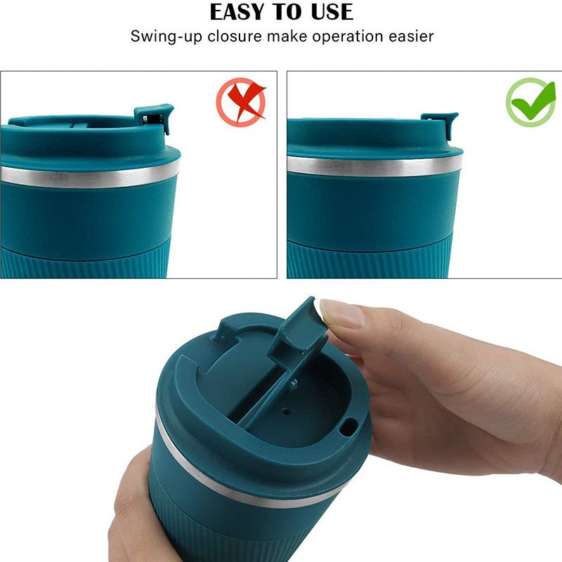Eco-friendly Double Walled Stainless Steel Travel Coffee Mug Vacuum Insulated Reusable Coffee Tumbler Cup