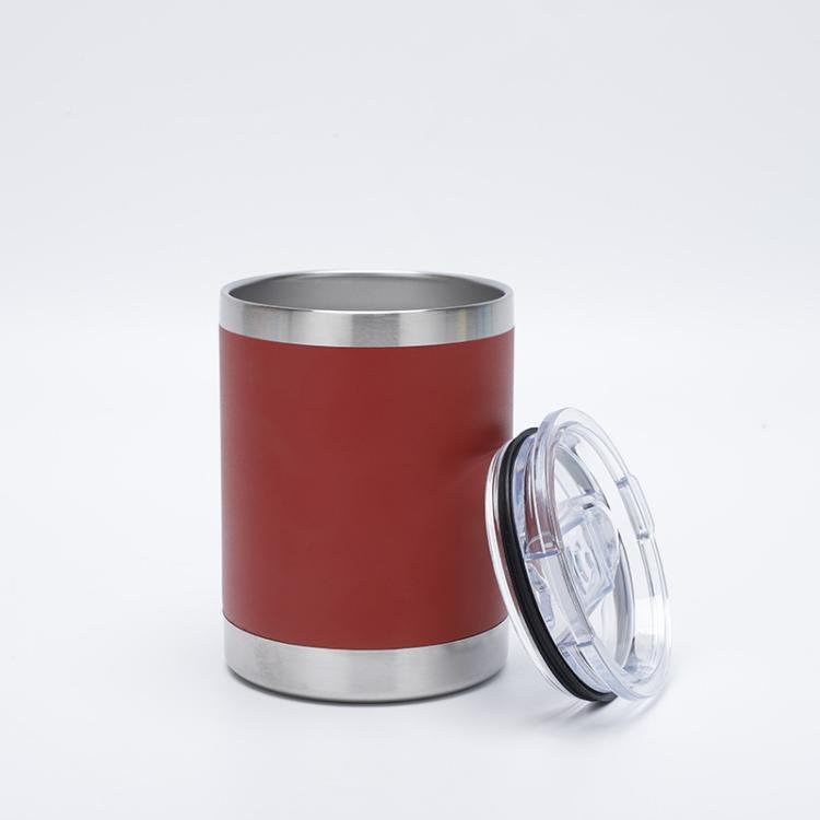 High quality 10oz Lowball Tumbler with Lid Stainless Steel Insulated coffee mug Double wall vacuum tumbler coffee travel mug