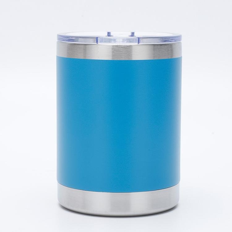 High quality 10oz Lowball Tumbler with Lid Stainless Steel Insulated coffee mug Double wall vacuum tumbler coffee travel mug