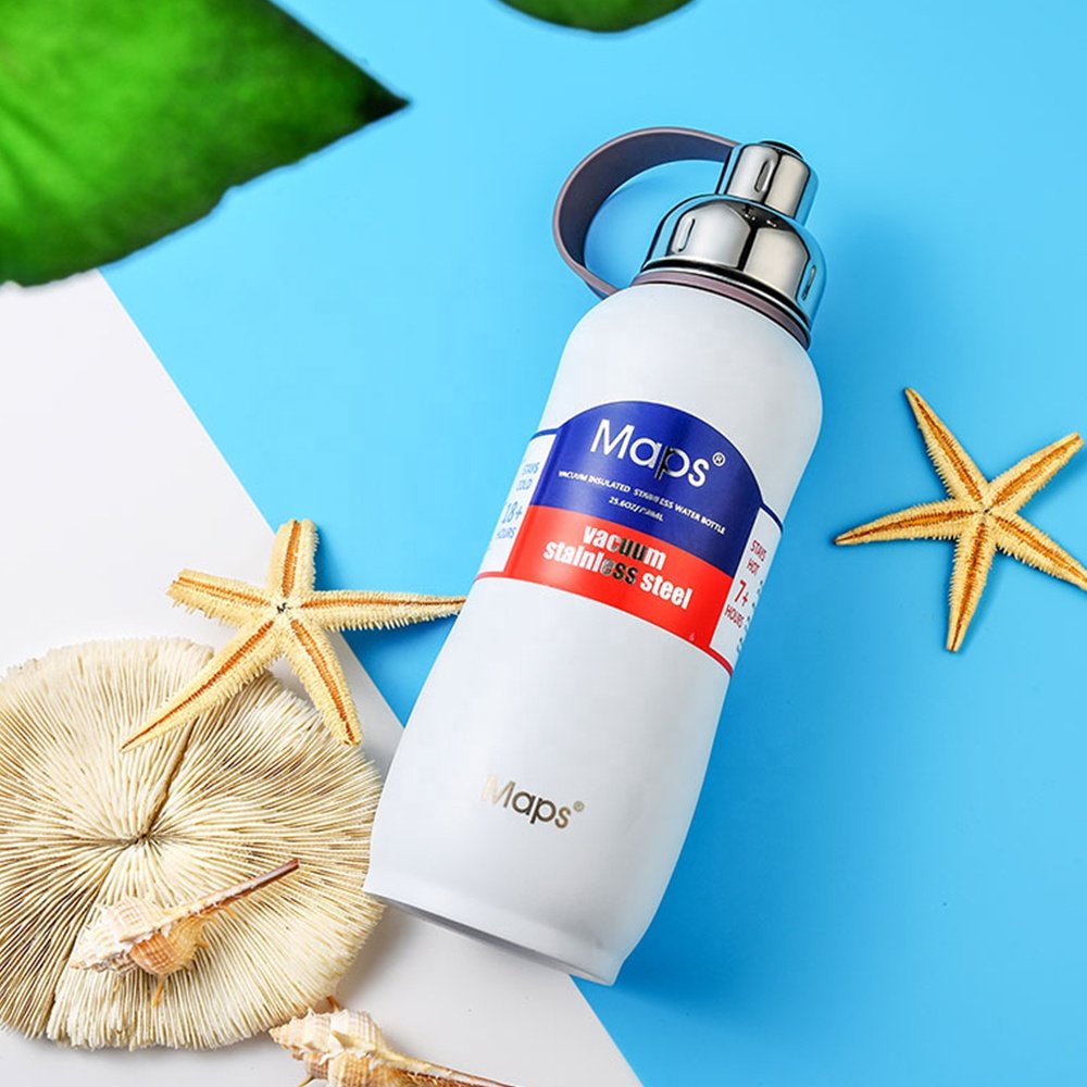 Custom stainless steel insulated sports water bottle Stainless steel water bottle revolving lid