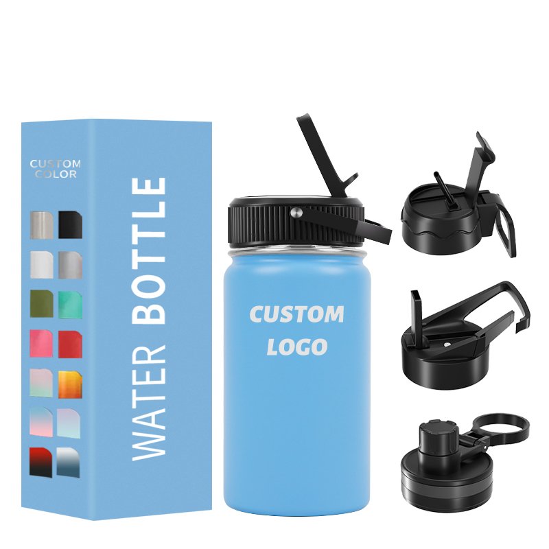 18oz Hot Selling Leak Proof Metal Double Wall Stainless Steel Vacuum Flask Water Bottle With Custom Colors Logos