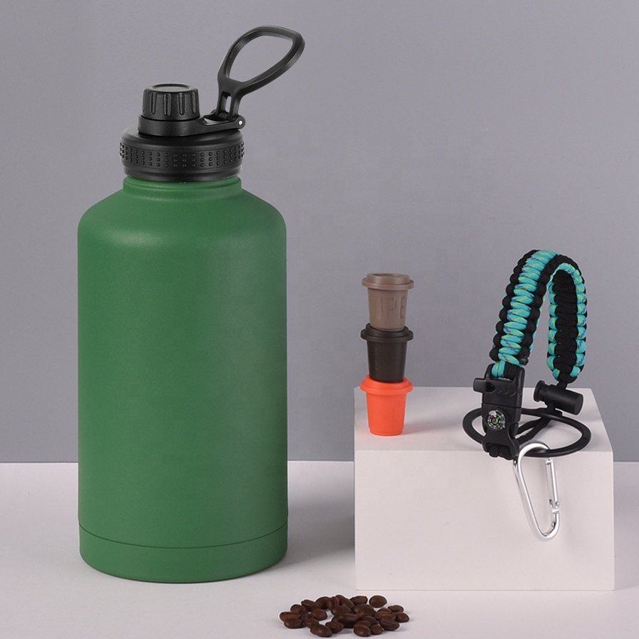 500ml/750ml/1000ml/1200ml Sports Vacuum Insulated Flask Vacuum Insulated Stainless Steel Water Bottle Metal Gym Water Bottle