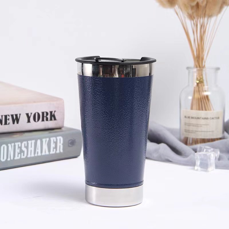 Customized 16oz Vacuum Insulated Tumbler 304 Stainless Steel Bottle Opener Beer Mug Ice Tyrant Cup Taper Coffee Cup