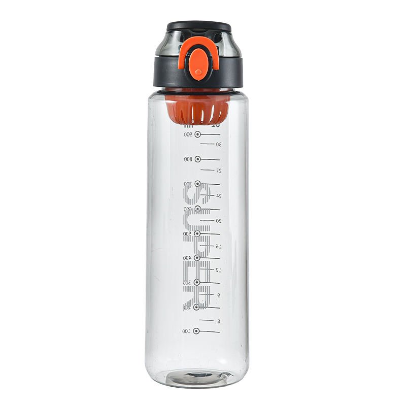Cheap Price Sustainable Stocked PC Transparent Water Bottles 650ml Plastic Sports Water Bottles With Straw