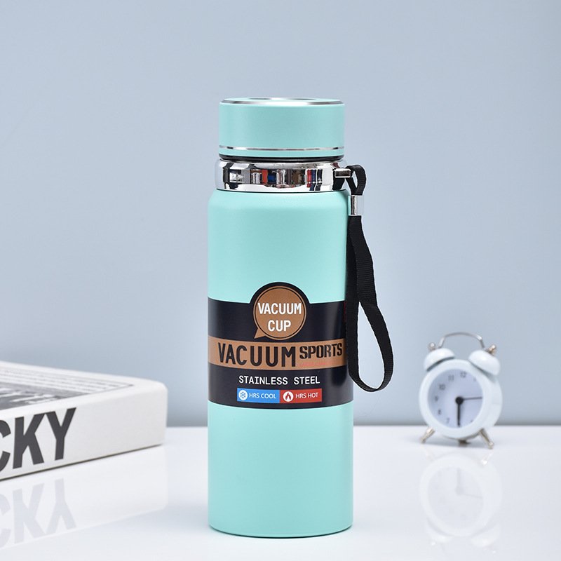 600ml Custom Portable 316 Stainless Steel Camping Vacuum Flask & Thermos Travel Vacuum Cup
