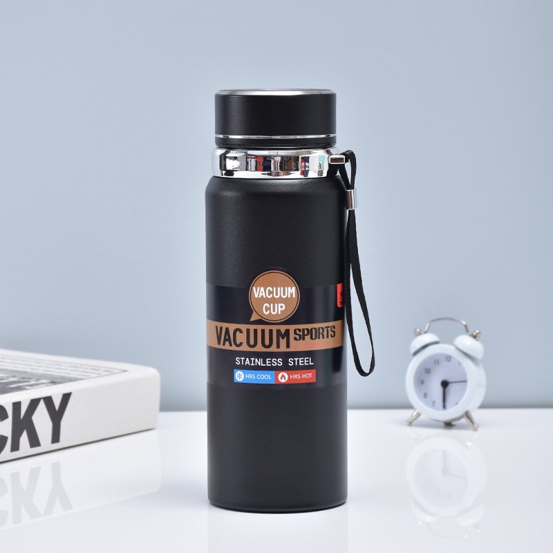 600ml Custom Portable 316 Stainless Steel Camping Vacuum Flask & Thermos Travel Vacuum Cup