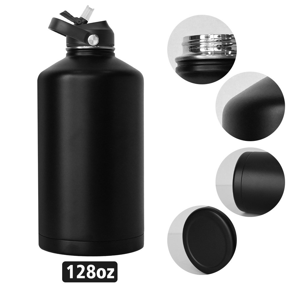 Large capacity 64oz 87oz 128oz vacuum flask travel tumbler stainless steel vacuum flask drinking insulated water bottles