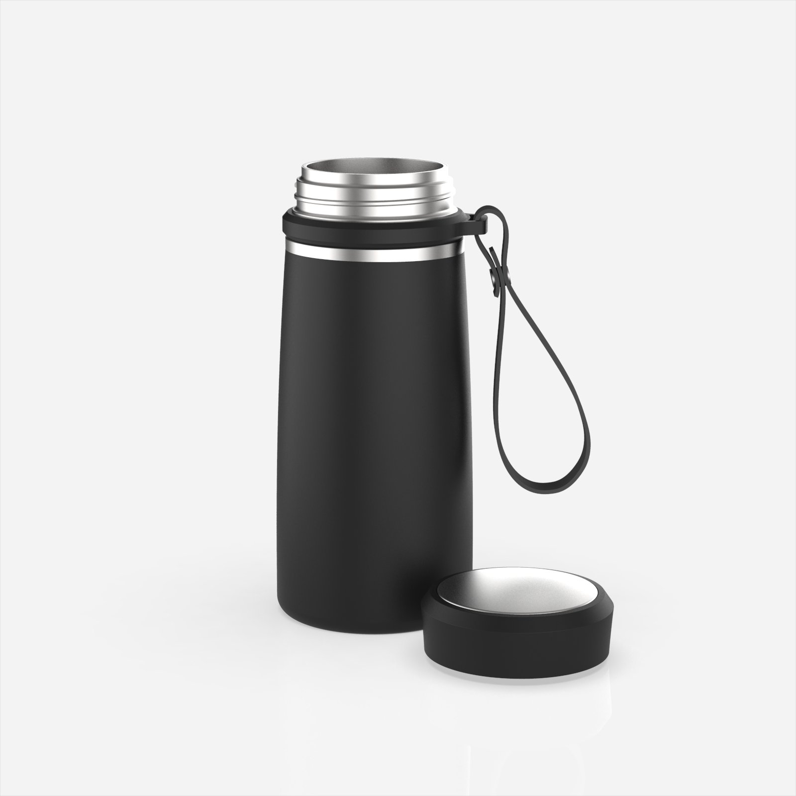 600ml Double Wall Water Bottle Stainless Steel Insulated Thermos for Tea Portable Vacuum Flask with Tea Infuser
