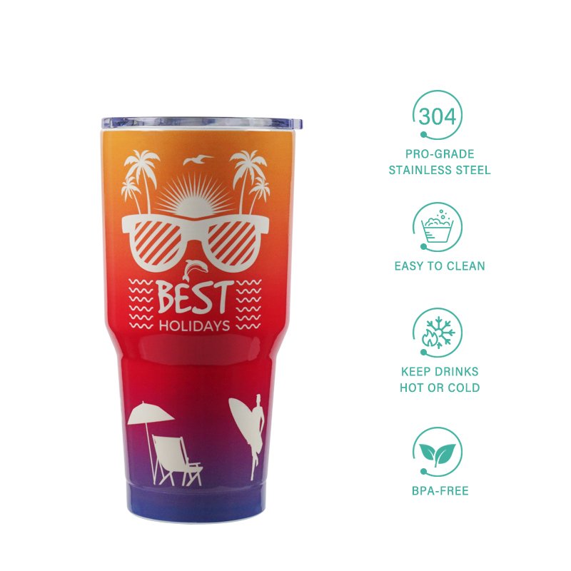 30oz Double-Walled Stainless Steel Coffee Travel Mug Tumblers Vacuum Flasks Thermoses OEM/ODM