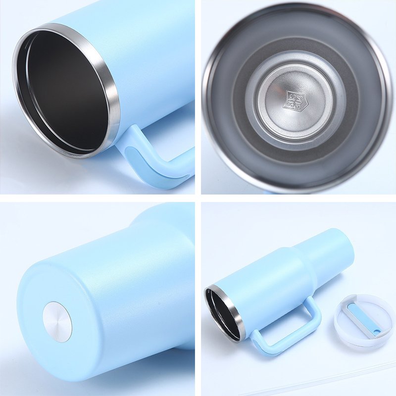 OEM Stainless Steel Tumbler 40 oz h2.0 h1.0 custom logo tumbler double wall insulated travel Mug 40oz tumbler with handle straw
