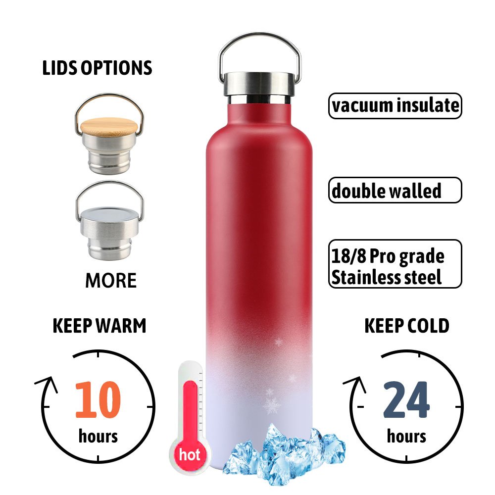 12oz 17oz 20oz 25oz 32oz Big Mouth Double-Wall Thermal Vacuum Insulated Stainless Steel Sports Bottle thermal vacuum flask