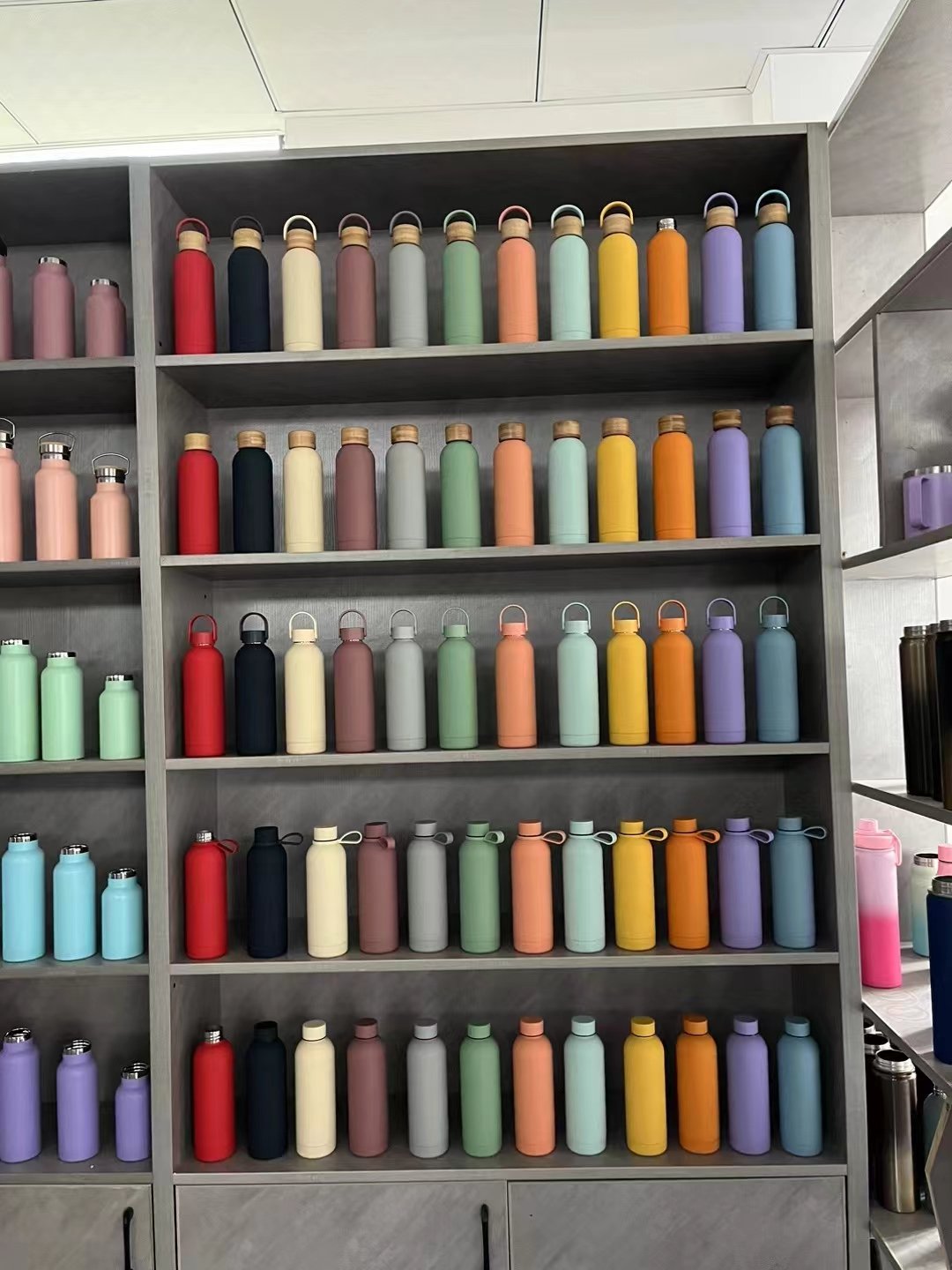 Factory sale custom logo double wall stainless steel drink bottle insulated 500ml thermos water bottle