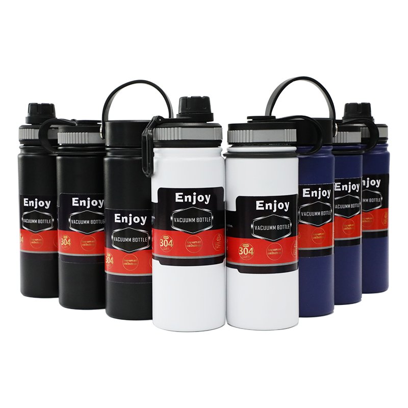 Custom Logo Termos 750ml Double Wall Travel Stainless Steel Insulated Vacuum Flask Stainless Steel cupThermos Water Bottle