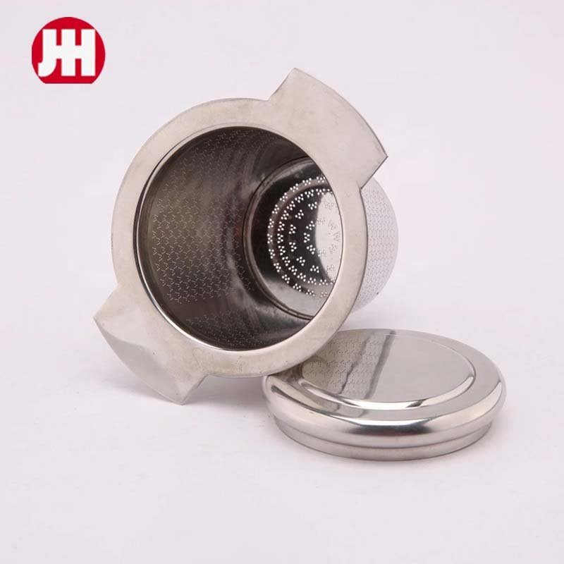 hot sale stainless steel reusable loose leaf tea infuser strainer with handle Custom Cup Mug Teapot Tea Filter