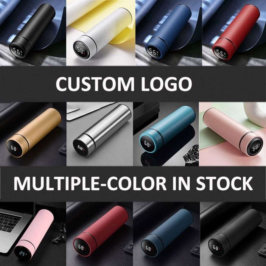 Women Creative Portable Handle Color Crystal Rhinestone Diamond Bling Stainless Steel Vacuum Flask Water Bottle
