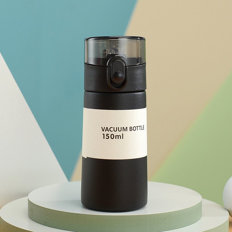 150ml Red Color Mini Cute Coffee Vacuum Flasks Thermos Small Capacity Portable Stainless Steel Travel Water Bottle T