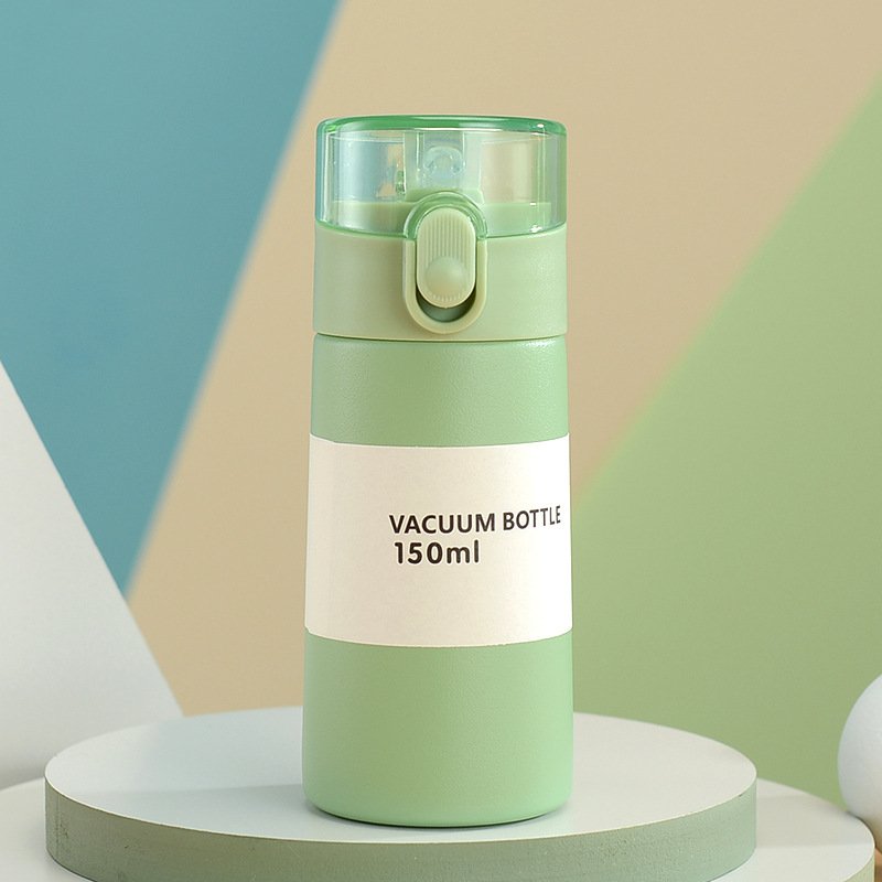 150ml Red Color Mini Cute Coffee Vacuum Flasks Thermos Small Capacity Portable Stainless Steel Travel Water Bottle T