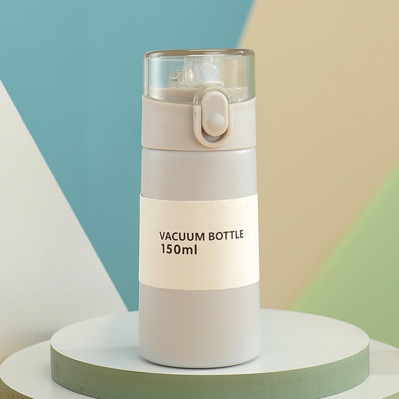 150ml Red Color Mini Cute Coffee Vacuum Flasks Thermos Small Capacity Portable Stainless Steel Travel Water Bottle T
