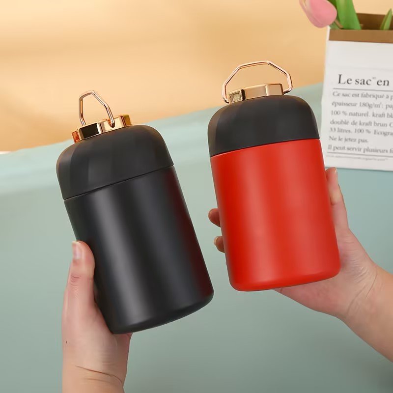 500ml Stainless Steel Insulated Food Jar Insulated Leak Proof Double Walled Food Cup Thermal Storage Lunch Container Canteen