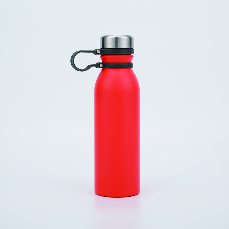 500ml/750ml Double Wall Stainless Steel Insulated Water Bottle Vacuum Sport Water Bottle with Leakproof Lid
