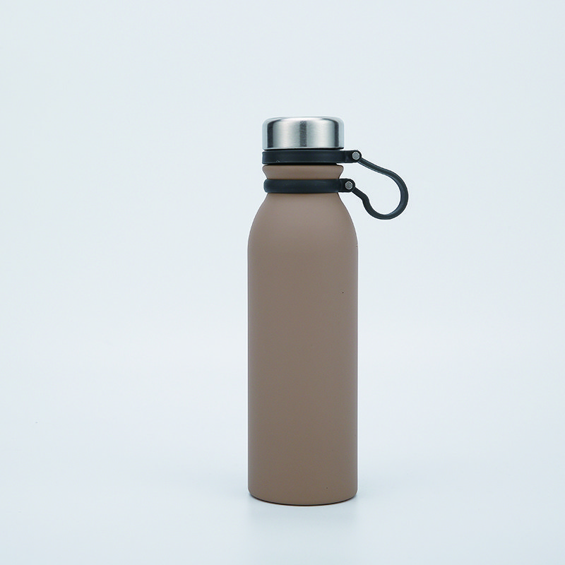 500ml/750ml Double Wall Stainless Steel Insulated Water Bottle Vacuum Sport Water Bottle with Leakproof Lid