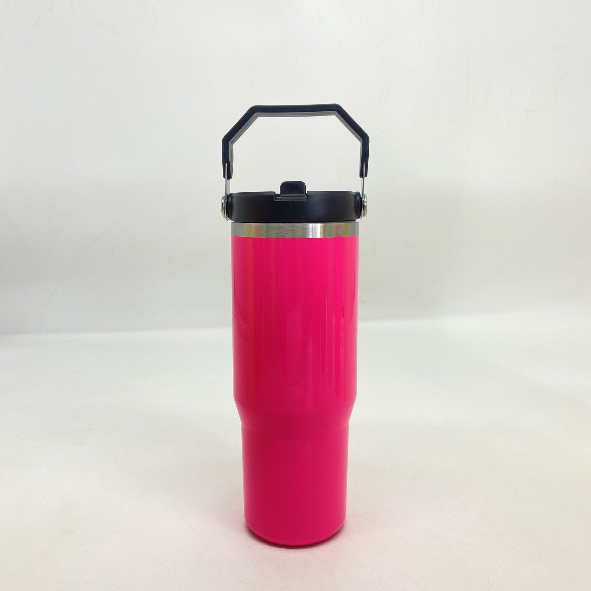 New Fluorescence Stainless Steel Travel Coffee Mug Neon Color 30oz 40 oz Tumbler With Handle