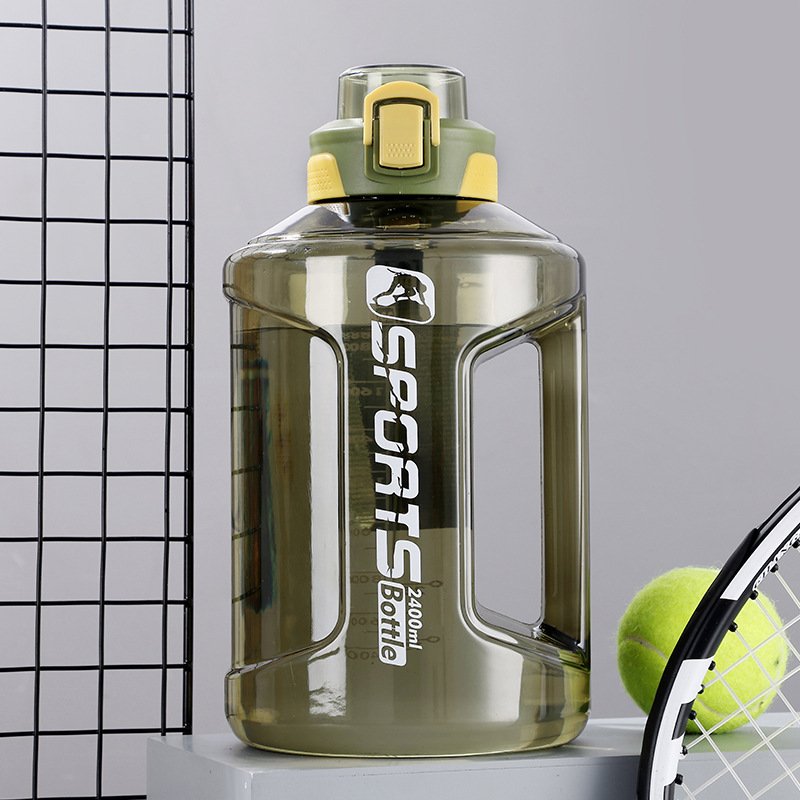Portable Handle BPA Free Eco-Friendly Gym Plastic Water Bottle Perfect for Sports and Fitness
