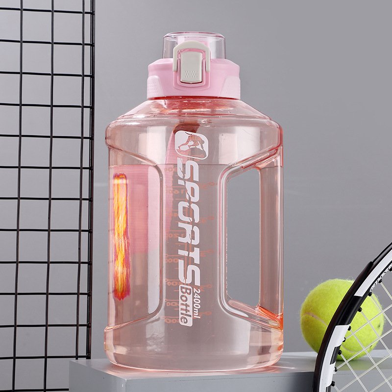Portable Handle BPA Free Eco-Friendly Gym Plastic Water Bottle Perfect for Sports and Fitness
