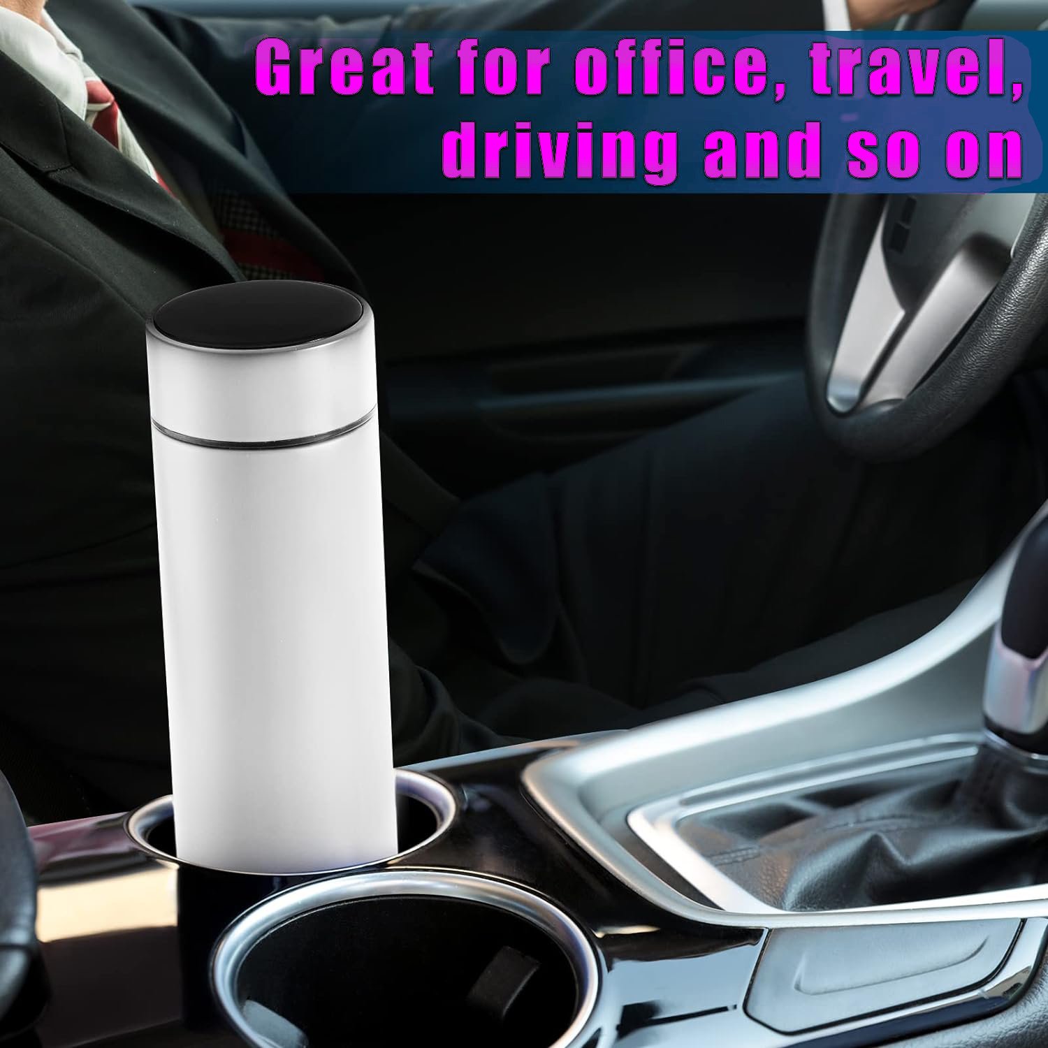 Custom logo Digital 500ml Vacuum Flasks With LED Temperature Display Stainless Steel Thermo Cup Intelligent Smart Water Bottle