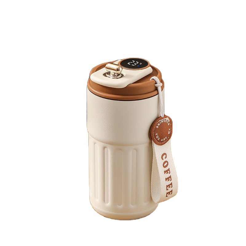 Intelligent Temperature Display 316 Stainless Steel Thermos Mug Men Women High-Value Portable Cups Gym Simple Cup Customization