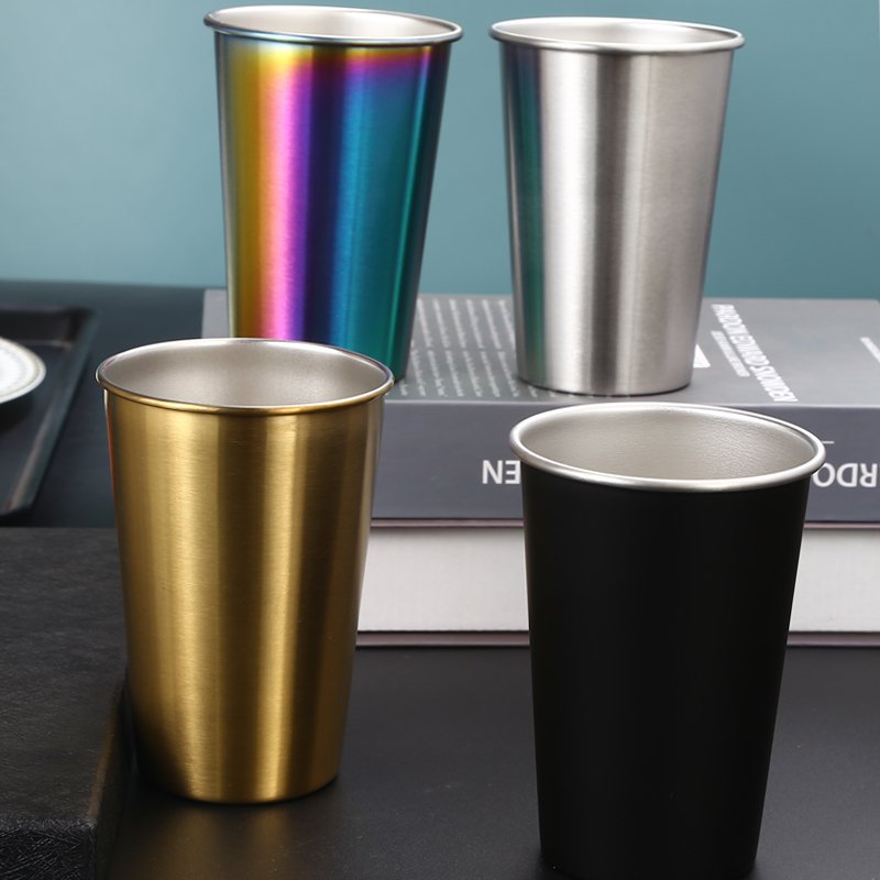 Double walled stainless steel 8oz 12oz coffe/ beer/water /Drinking Mug Set