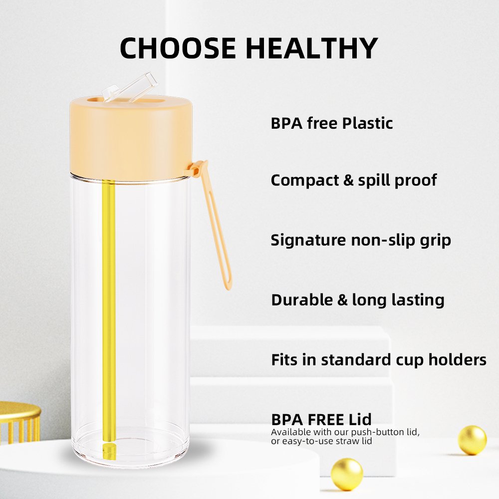 New product ideas 25oz 740ml outdoor sports reusable plastic tritan drink water bottles with straw lid