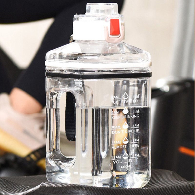 Sale by bulk half a Gallon 77oz 2.2L eco-friendly motivational Water Bottle for Bodybuilding Gym
