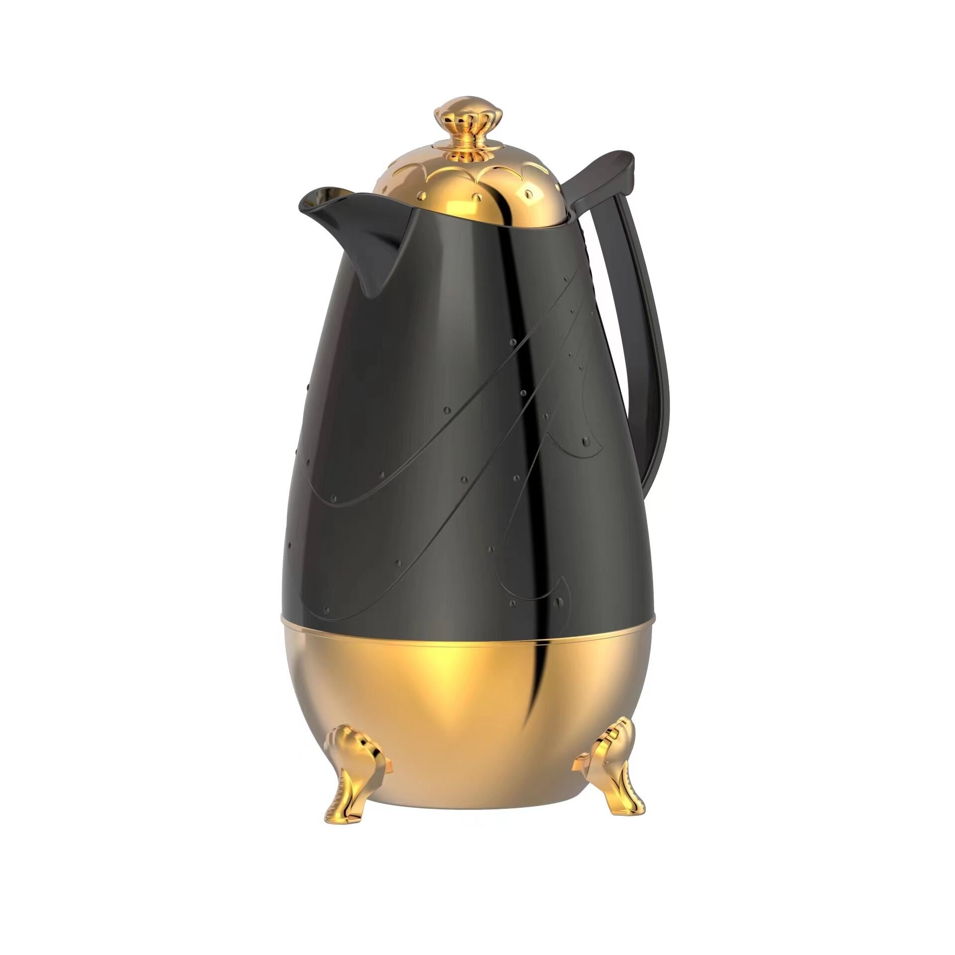 Hot selling volume 1000ml vacuum arabic tea coffee pot with glass liner thermos coffee carafe